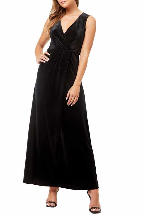 Love By Design Munich Velvet Twist Front Sleeveless Maxi Dress