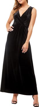 Love By Design Munich Velvet Twist Front Sleeveless Maxi Dress