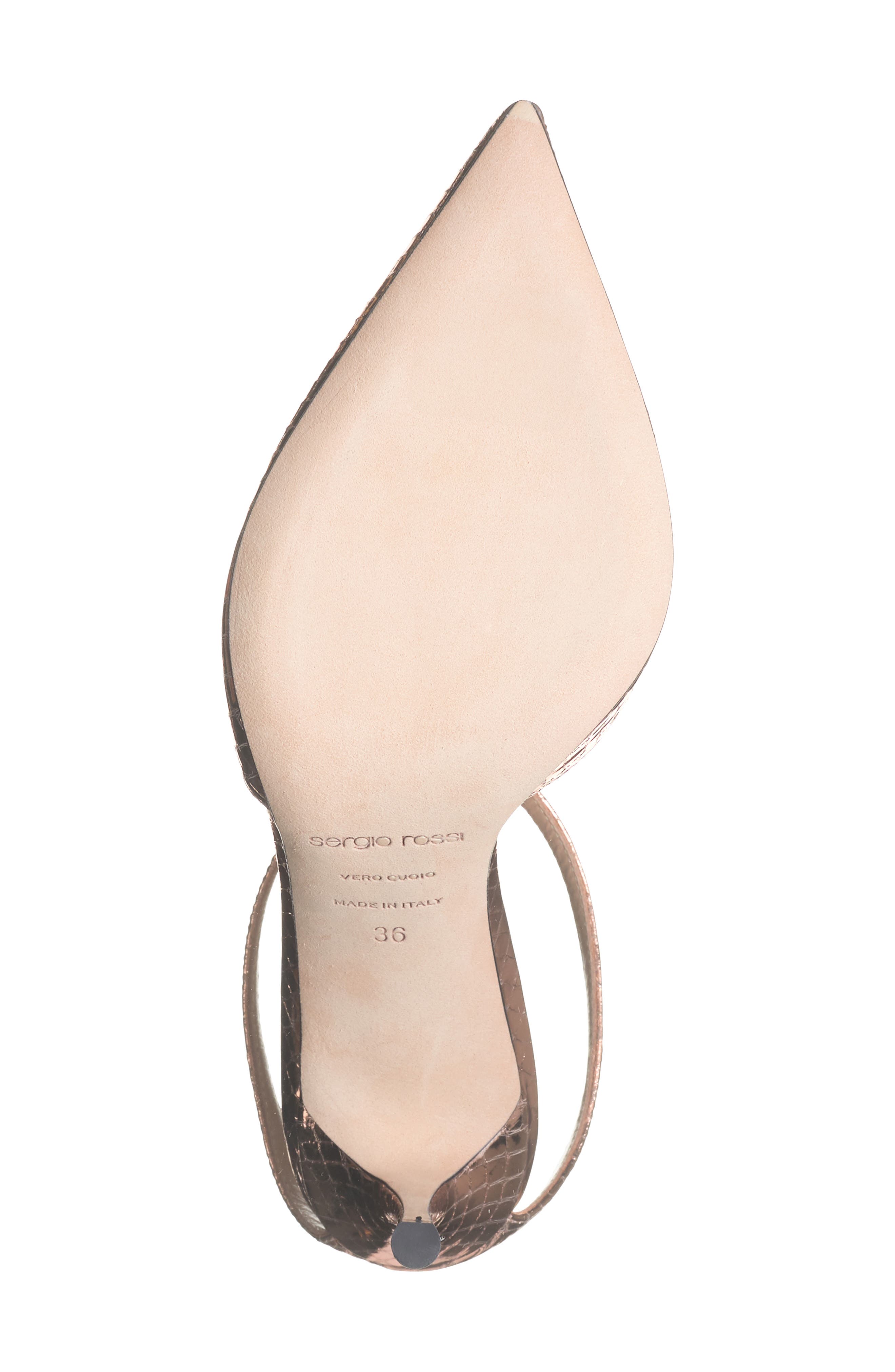 Sergio Rossi Open Heel Pump, Alternate, color, 