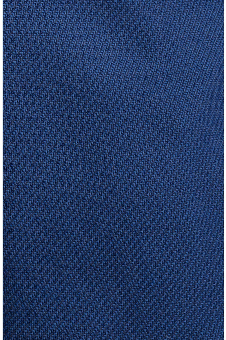 Hutson Slim Fit Navy Virgin Wool Double Breasted Blazer, Alternate, color, DARK BLUE