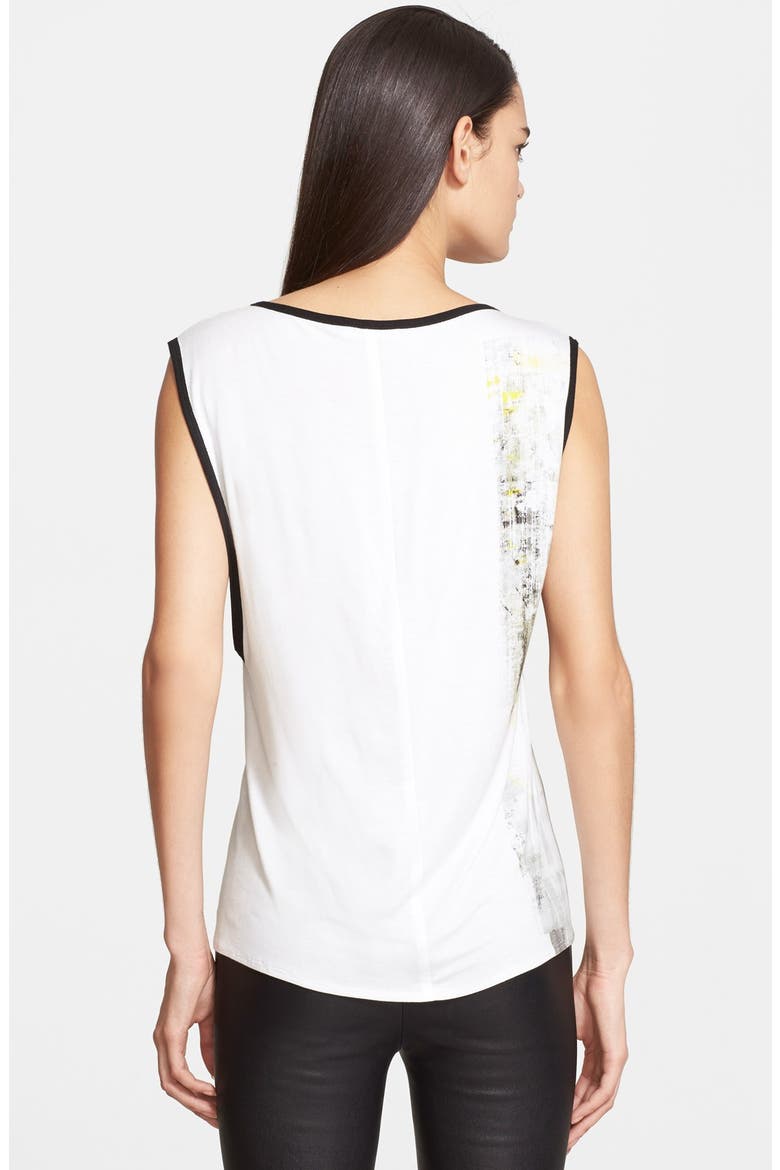 'Krylon' Print Jersey Top, Alternate, color, YELLOW MULTI