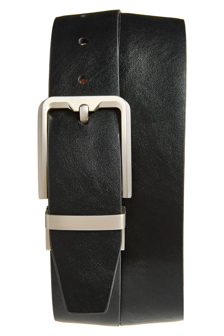 Cliff Leather Belt, Alternate, color, LUGGAGE