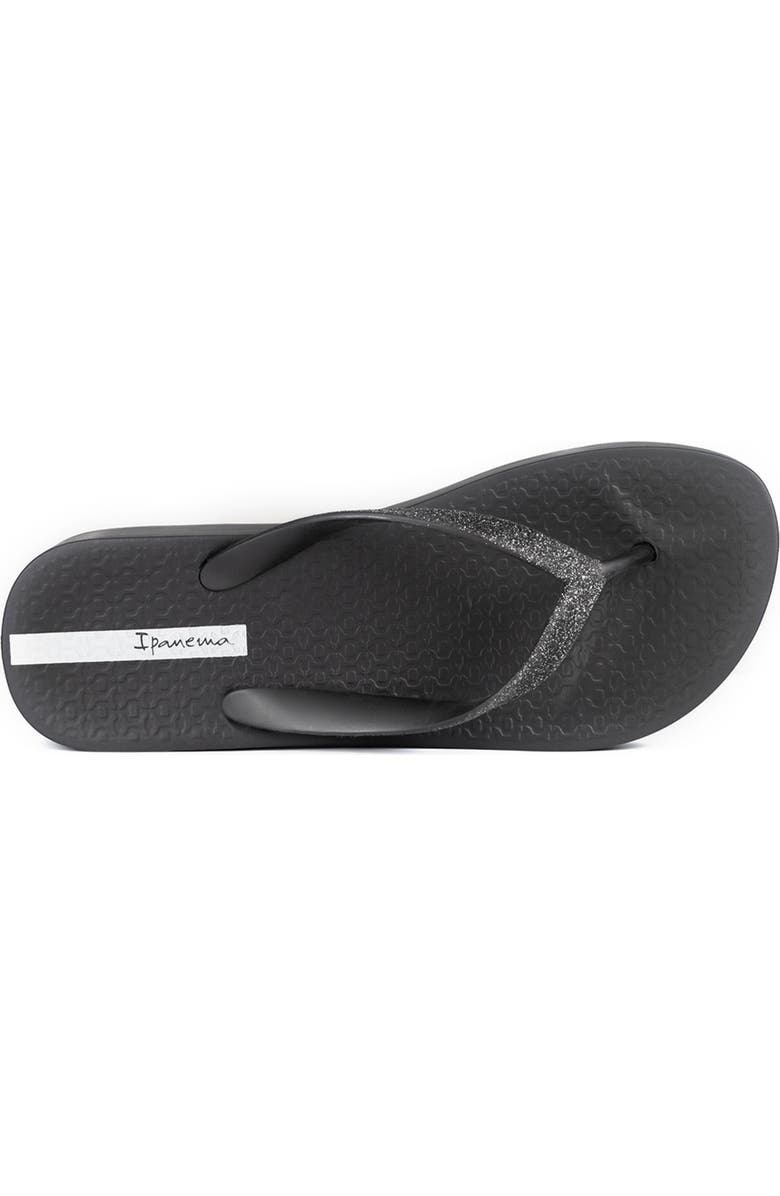 Ipanema Ipa Glitter Wedge Flip Flop, Alternate, color,