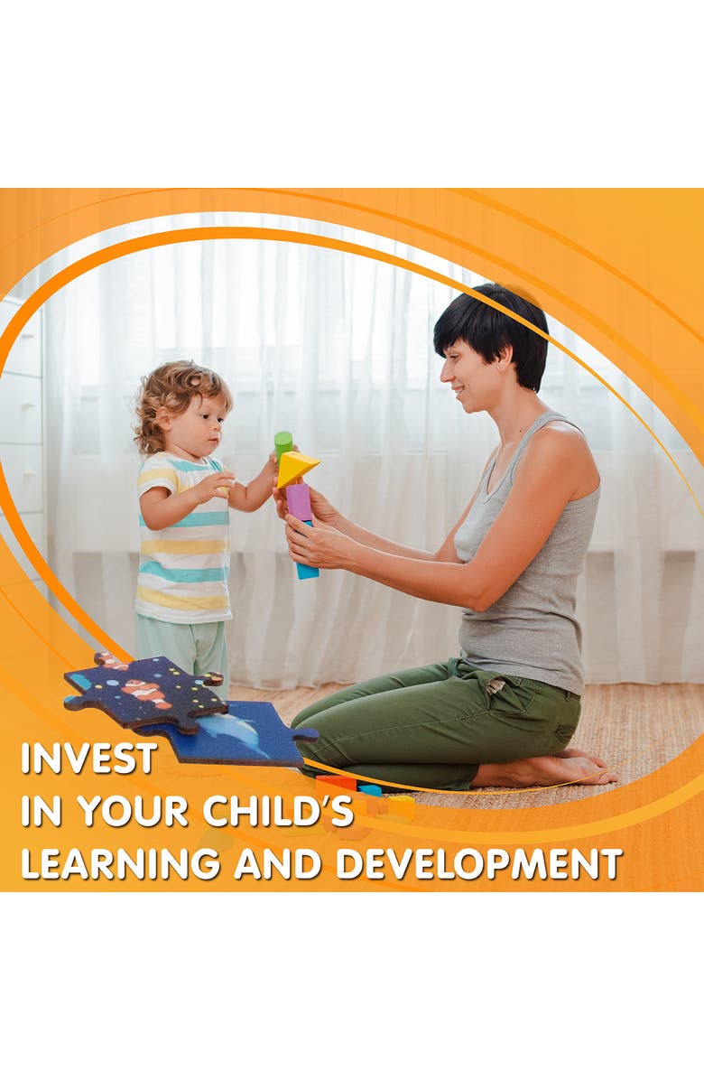 Leo & Friends Underwater Kid's Puzzle, 48-Pieces for 3-Years-Old+, Alternate, color, Blue