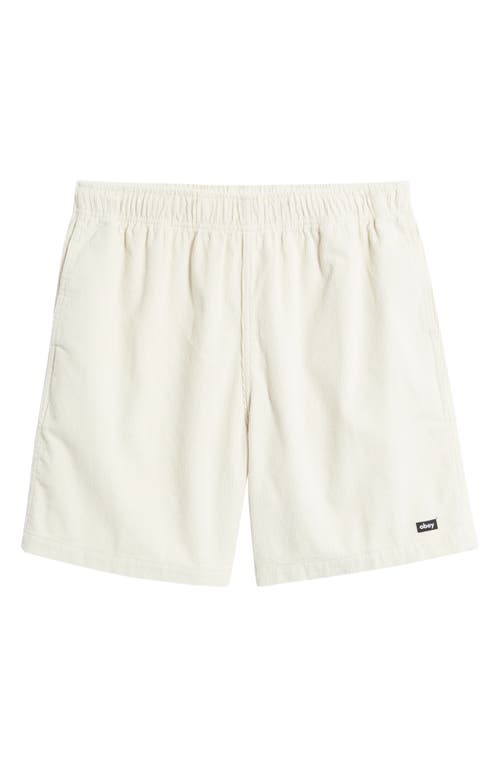 Obey Easy Relaxed Cotton Twill Shorts