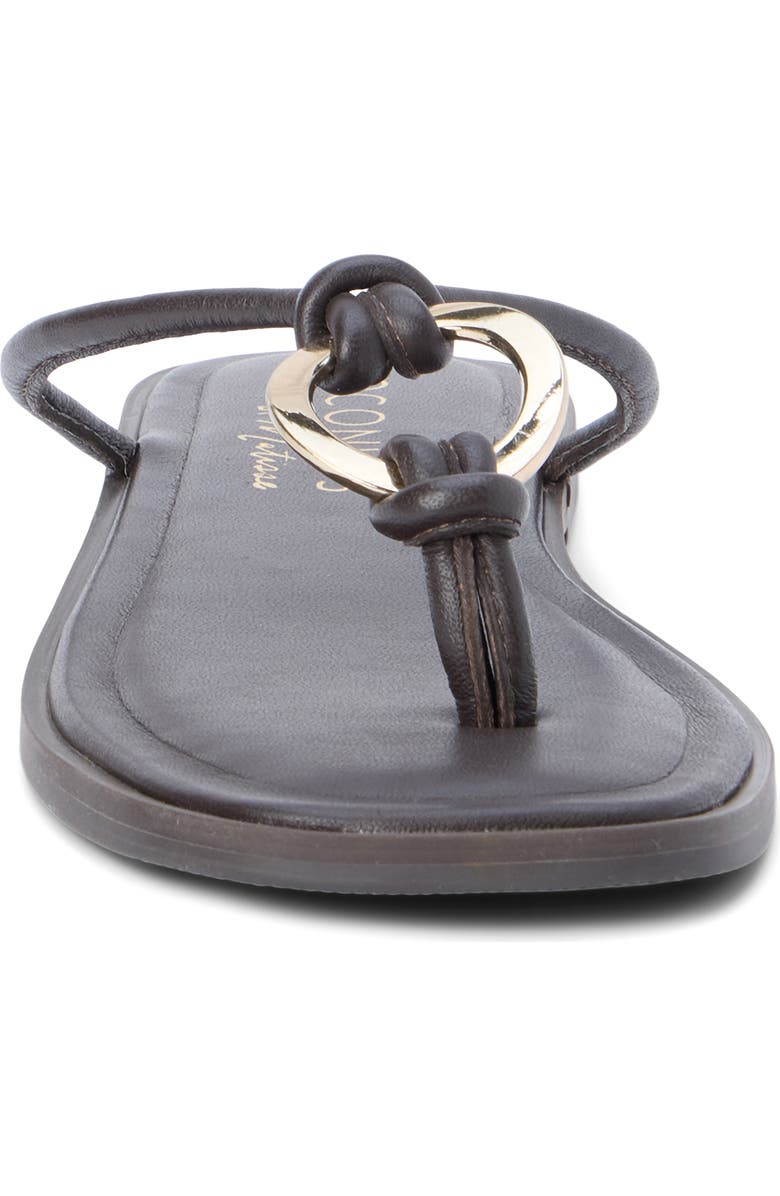 Coconuts by Matisse Mission Flip Flop, Alternate, color, Dark Brown Leather