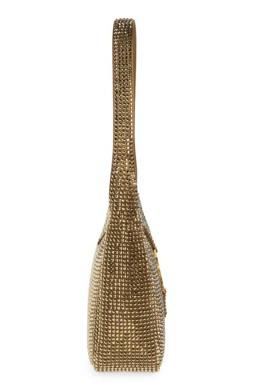 Saint Laurent Mini Le 5 À 7 Crystal Embellished Shoulder Bag