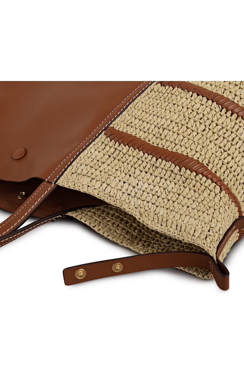 Radley The Delphine - Raffia Extra Large Open Top Woven Tote Bag, Alternate, color, Natural