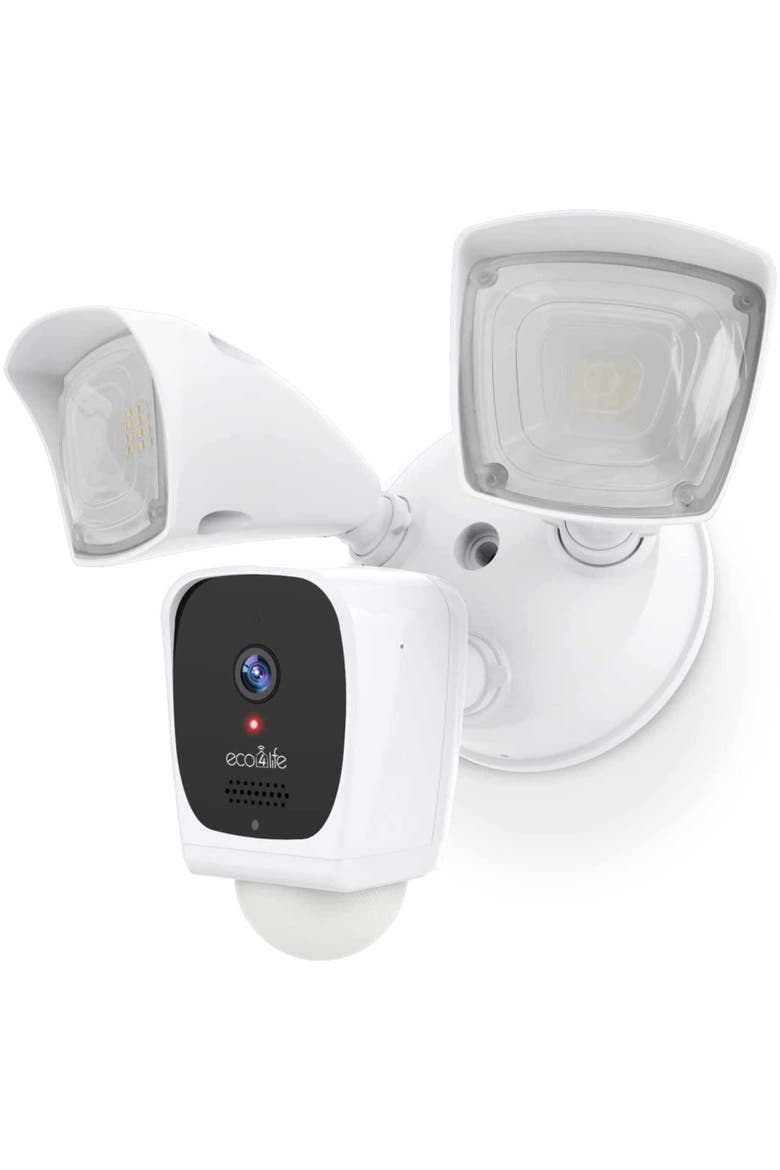 2K HD WiFi Floodlight Camera, Main, color, White