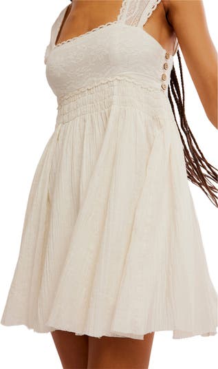 Heartland Embroidered Bodice Cotton Minidress