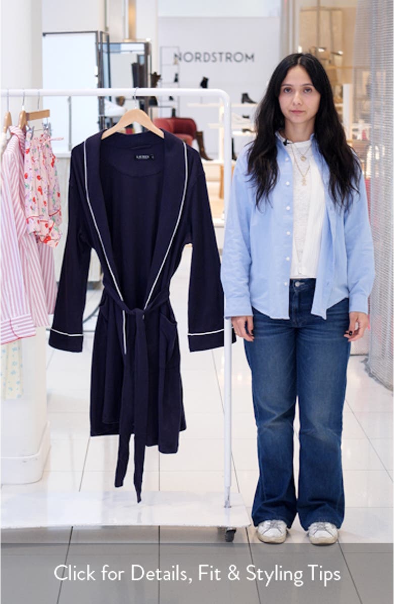 Shawl Collar Robe, sales video thumbnail