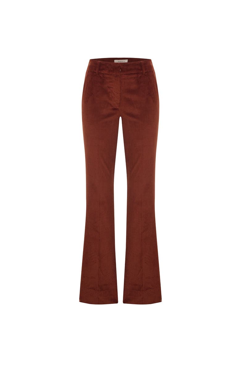 THEO The Label Clotho Corduroy Bootcut Pant, Main, color, 
