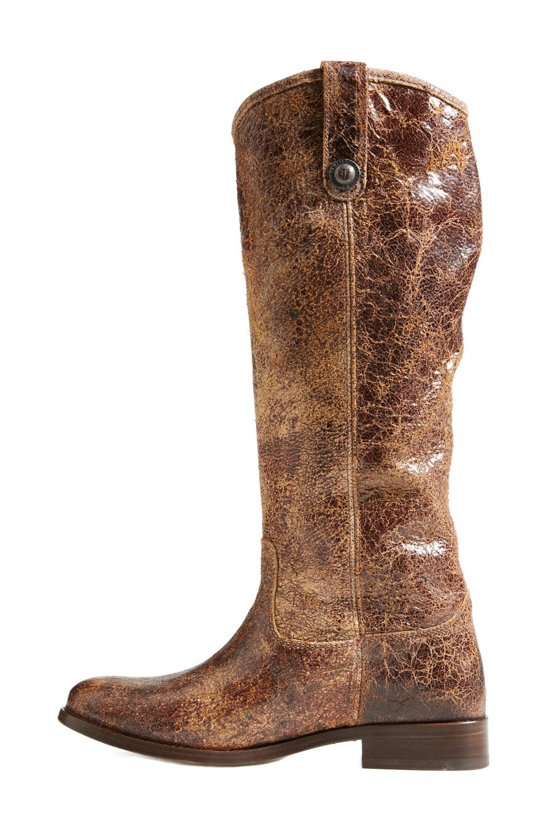 'Melissa Button' Leather Riding Boot, Alternate, color, WHISKEY