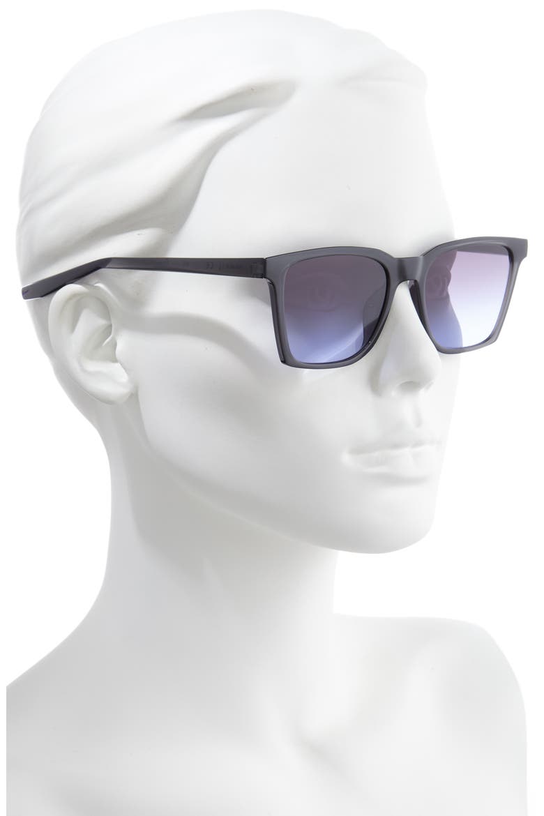 Bout 54mm Square Sunglasses, Alternate, color, OIL GREY/CLEAR GREY/GR SMOKE