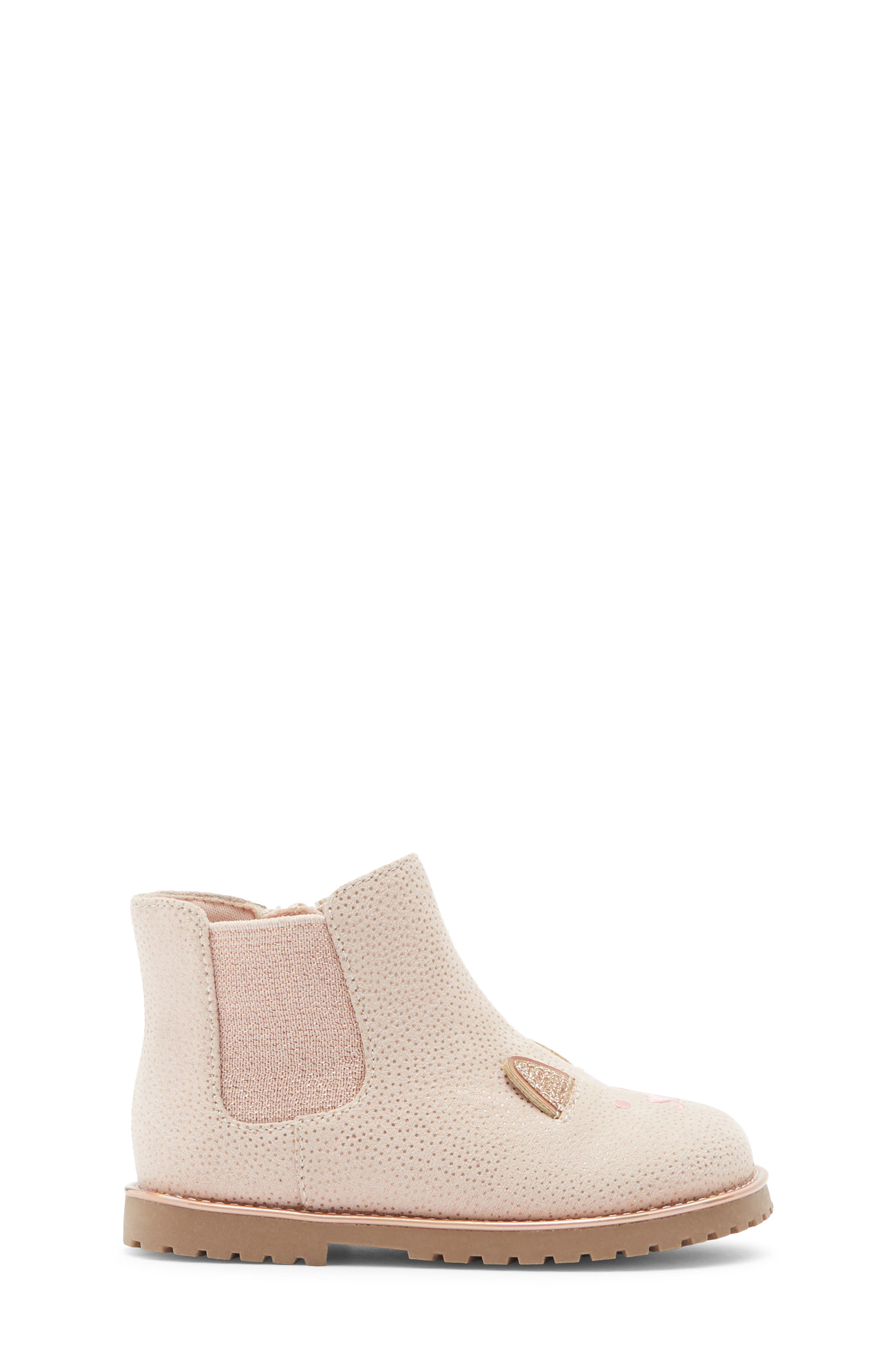 Kids' Lydia Critter Bootie, Alternate, color, GOLD METALLIC