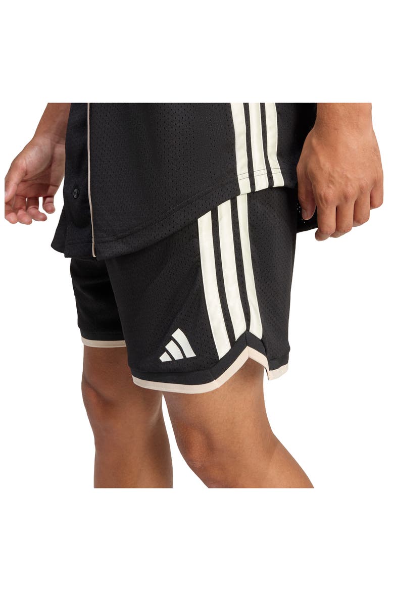 Stadium Mesh Shorts, Alternate, color, BLACK/ OFF WHITE