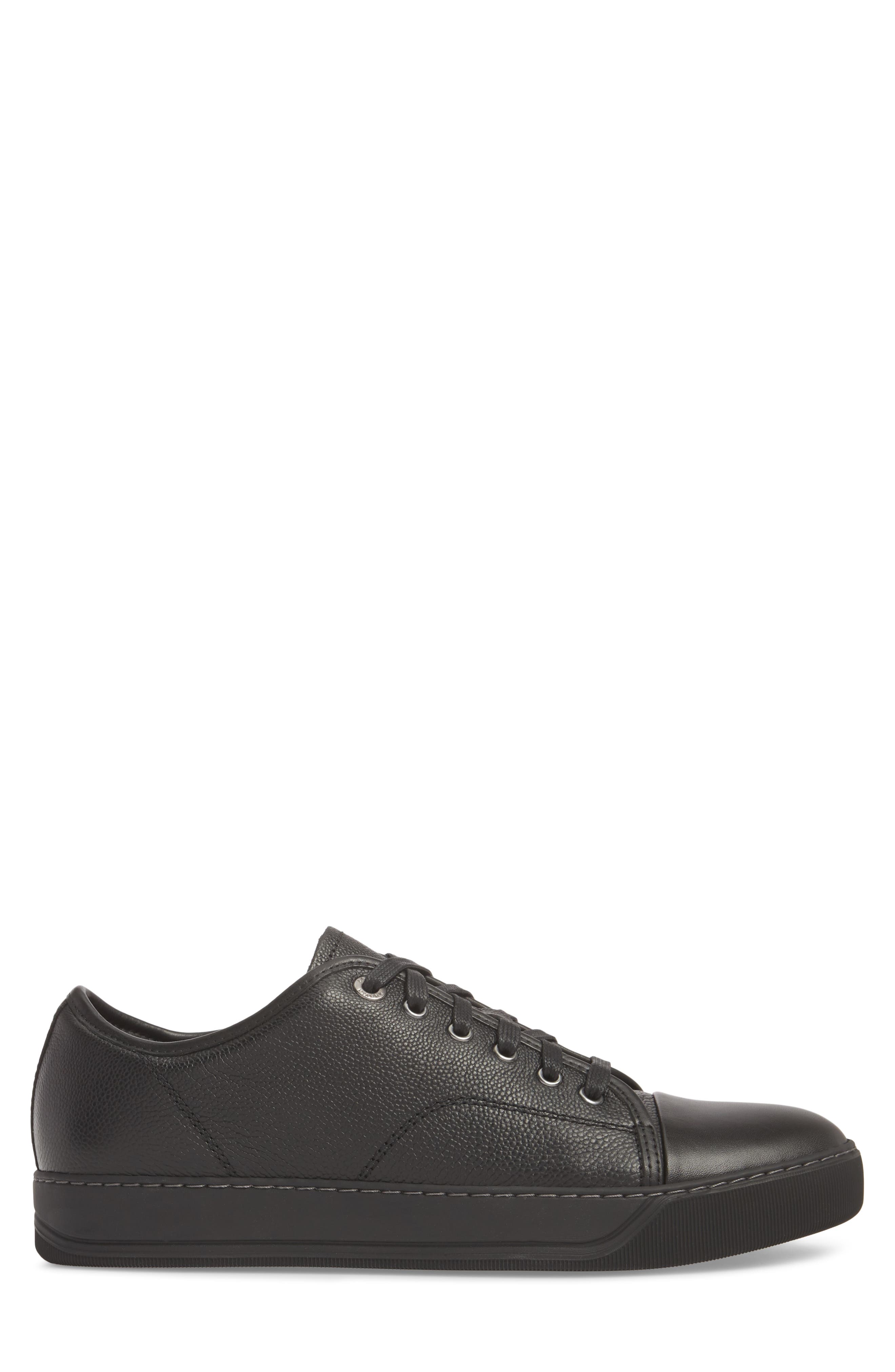 Lanvin Shiny Cap Toe Sneaker, Alternate, color, 