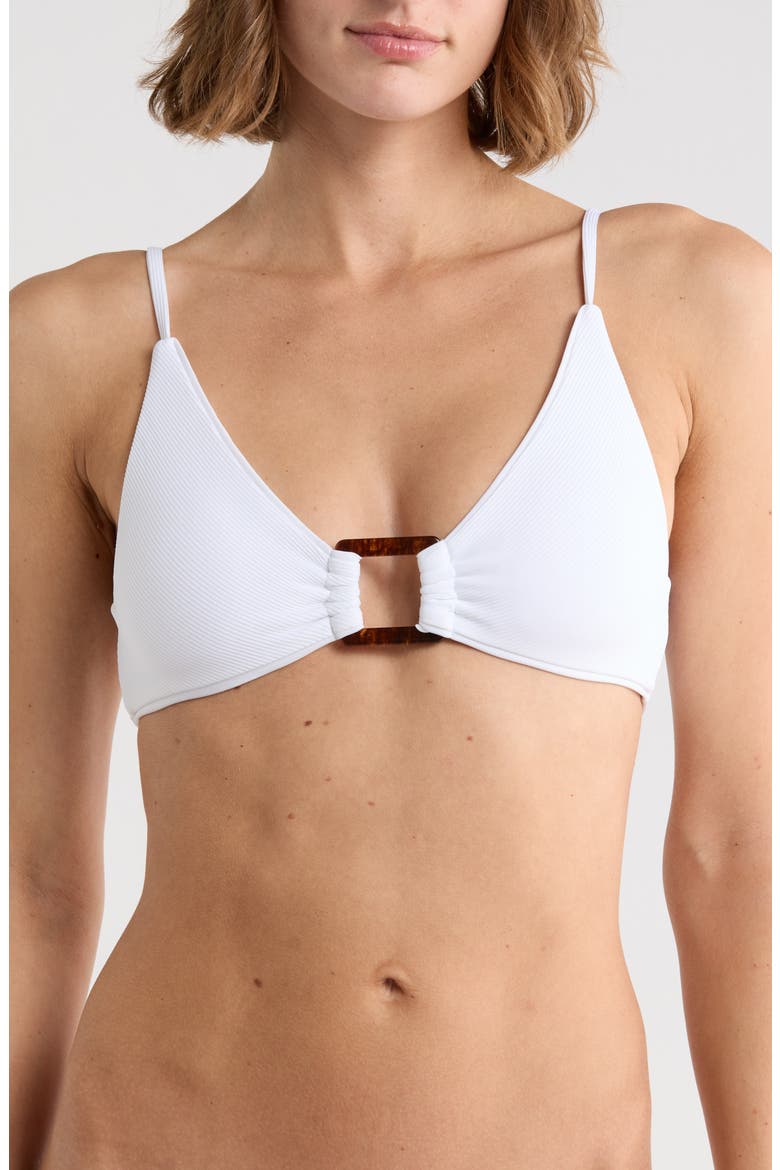 Buckle Reversible Bikini Top, Main, color, VANILLA