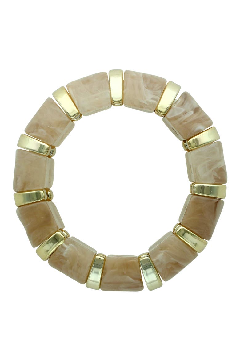 Kenze Boho Bangle Bracelet, Alternate, color, GOLD / BROWN