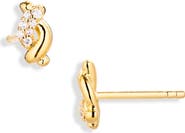 Missoma Molten Snow Stud Earrings