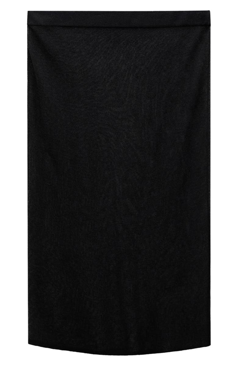 MANGO Semisheer Knit Skirt, Alternate, color, 