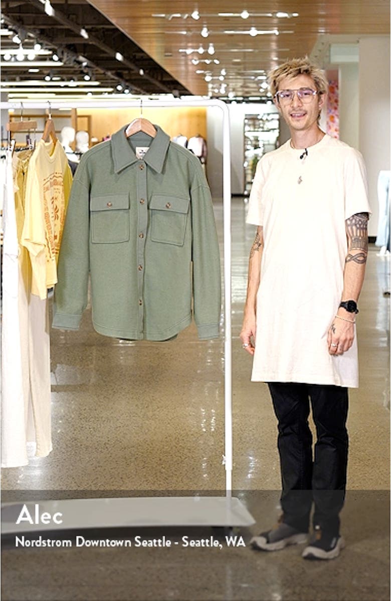 High Tide Fleece Button-Up Shacket, sales video thumbnail