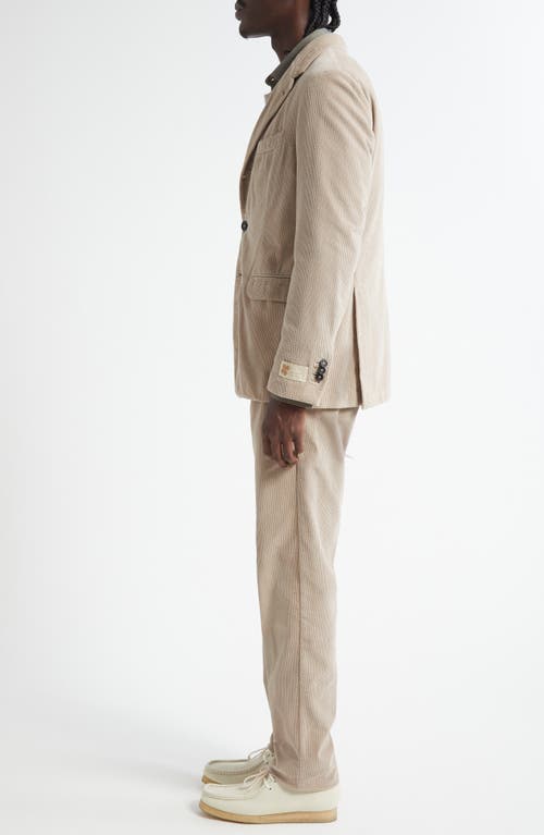 Massimo Alba Sloop Pinwale Corduroy Suit In Neutral