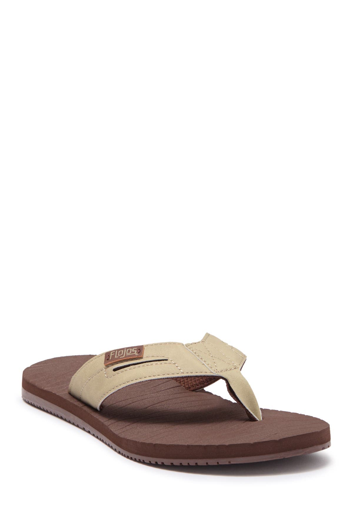 Wave Runner Flip Flop, Alternate, color, BROWN TAN