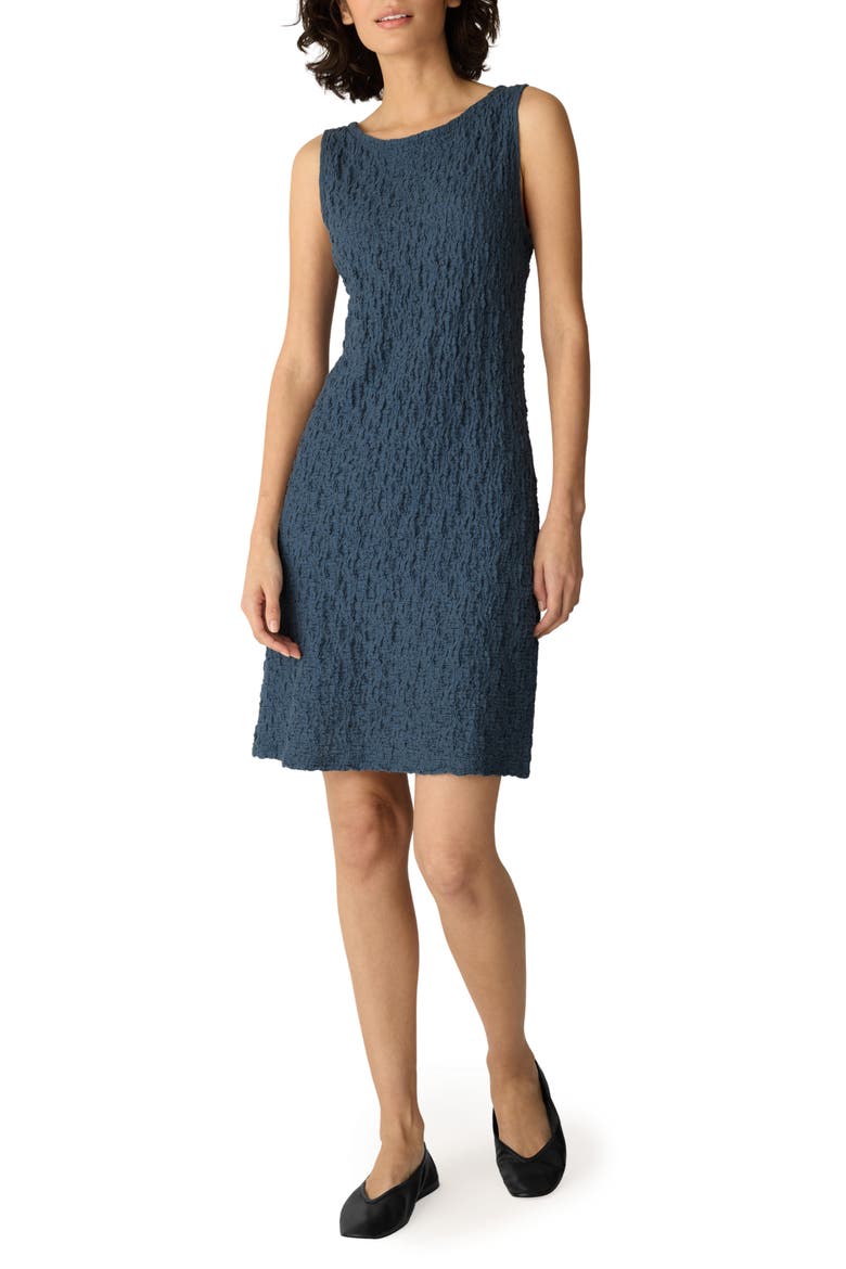 Bateau Neck Knit Dress, Main, color, COLD SPRING