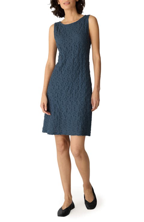 Bateau Neck Knit Dress