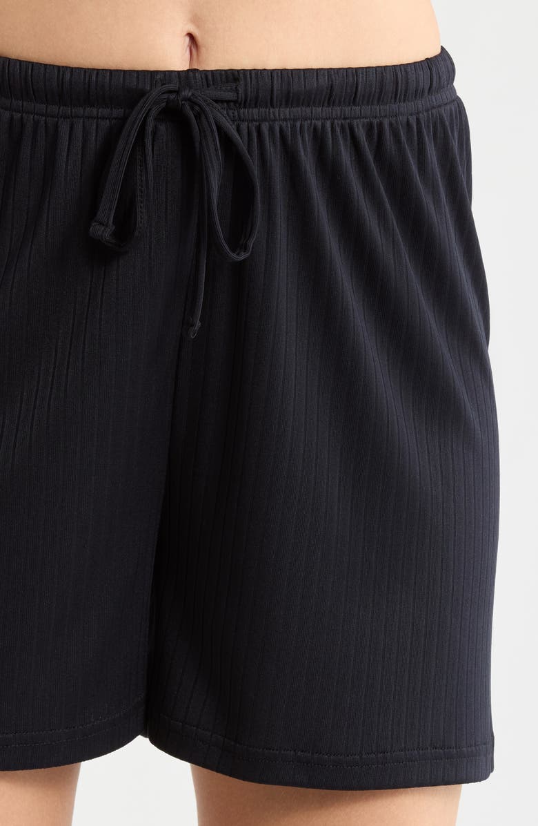 French Connection Rib Camisole & Shorts Sleep Set, Alternate, color, Utility Blue