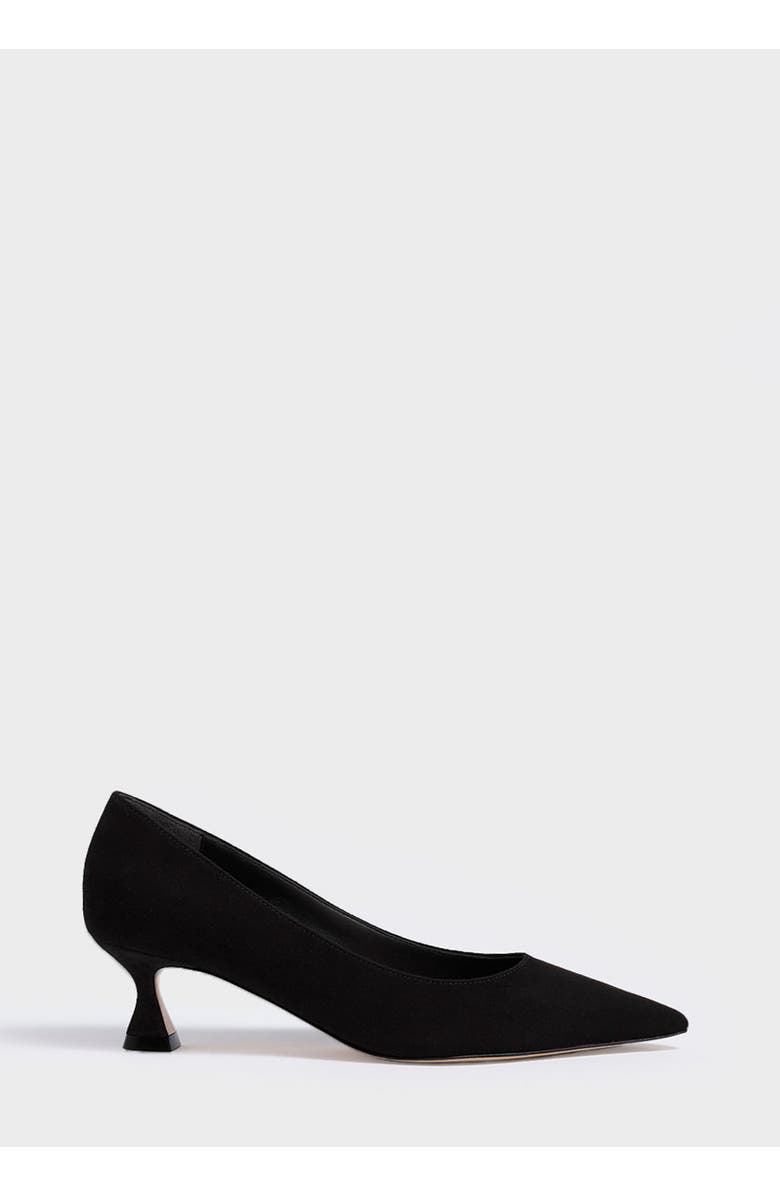 MARION PARKE Flared Kitten Heel Pump | Suede, Main, color,