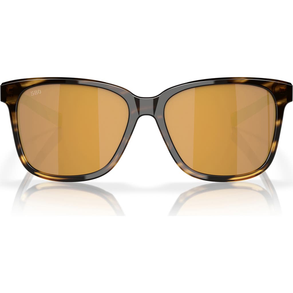 Costa Del Mar Phantos 57mm Polarized Sunglasses In Black