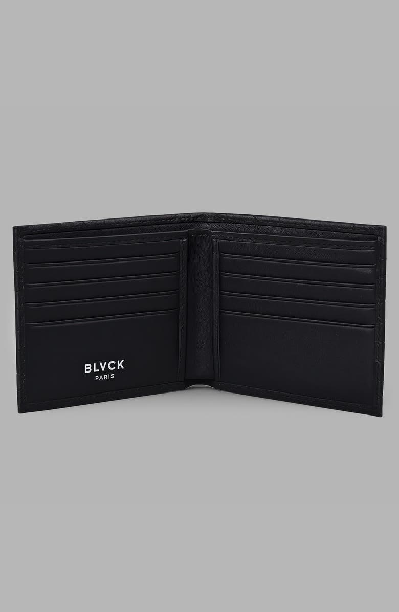 Blvck Croco Wallet, Alternate, color, Black