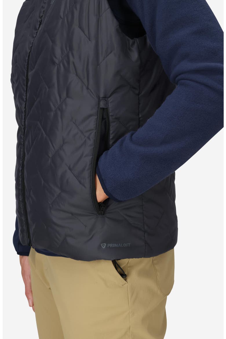 MonoQuilt Vest, Alternate, color, BLACK