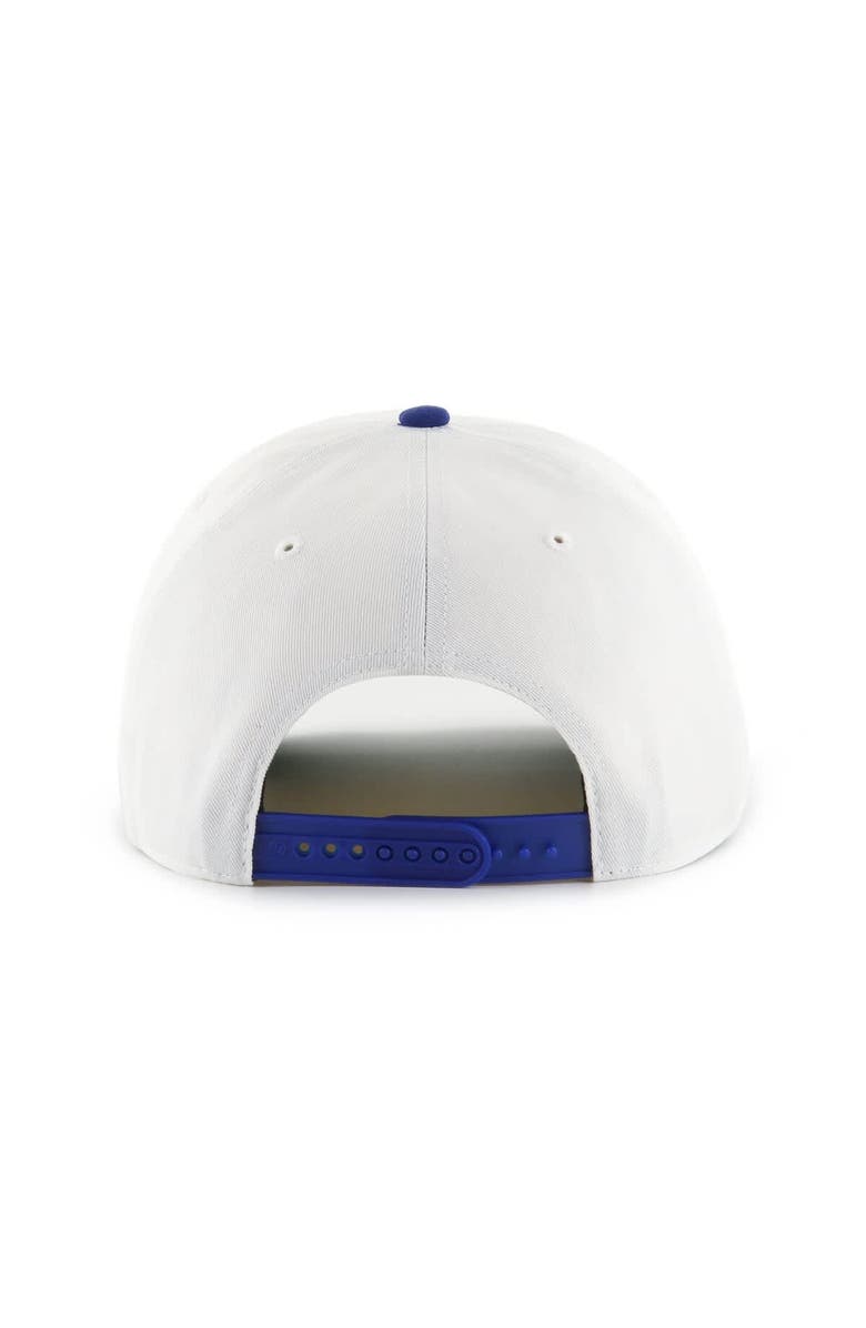'47 Men's '47 White/Blue New York Knicks Dropshadow Rope Hitch Adjustable Hat, Alternate, color, 