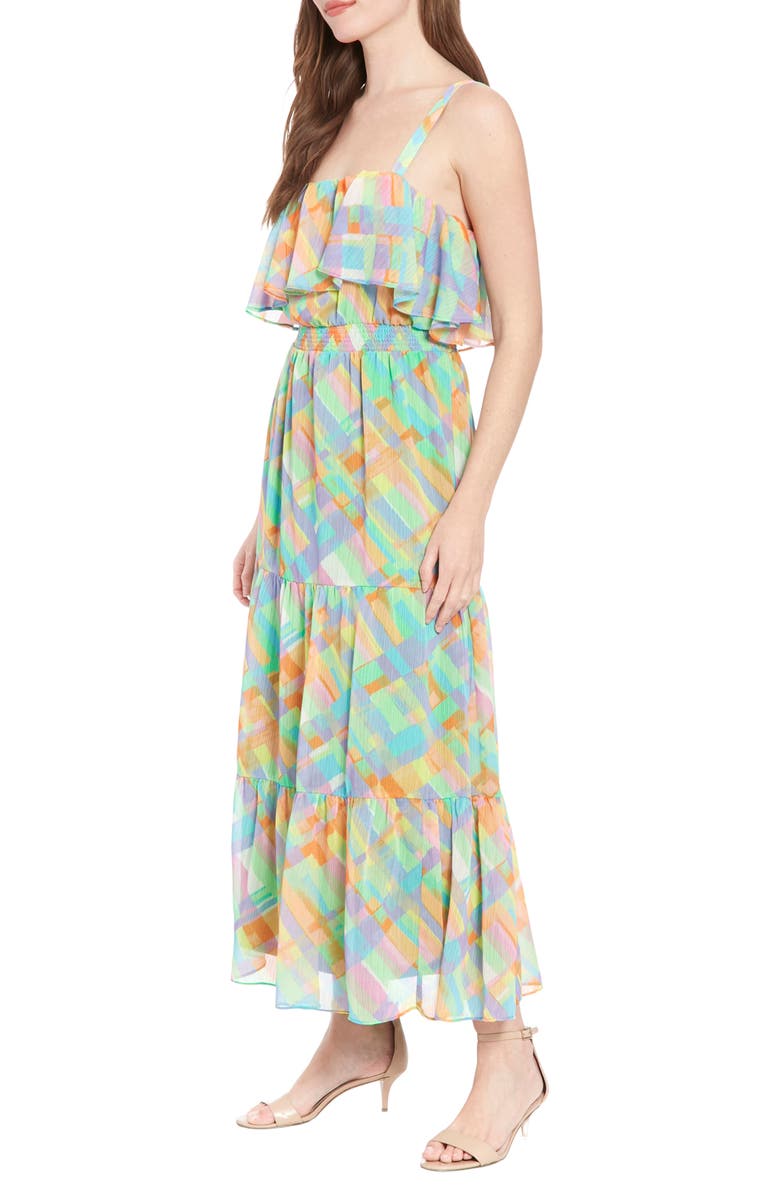 London Times Tiered Maxi Sundress, Alternate, color, 