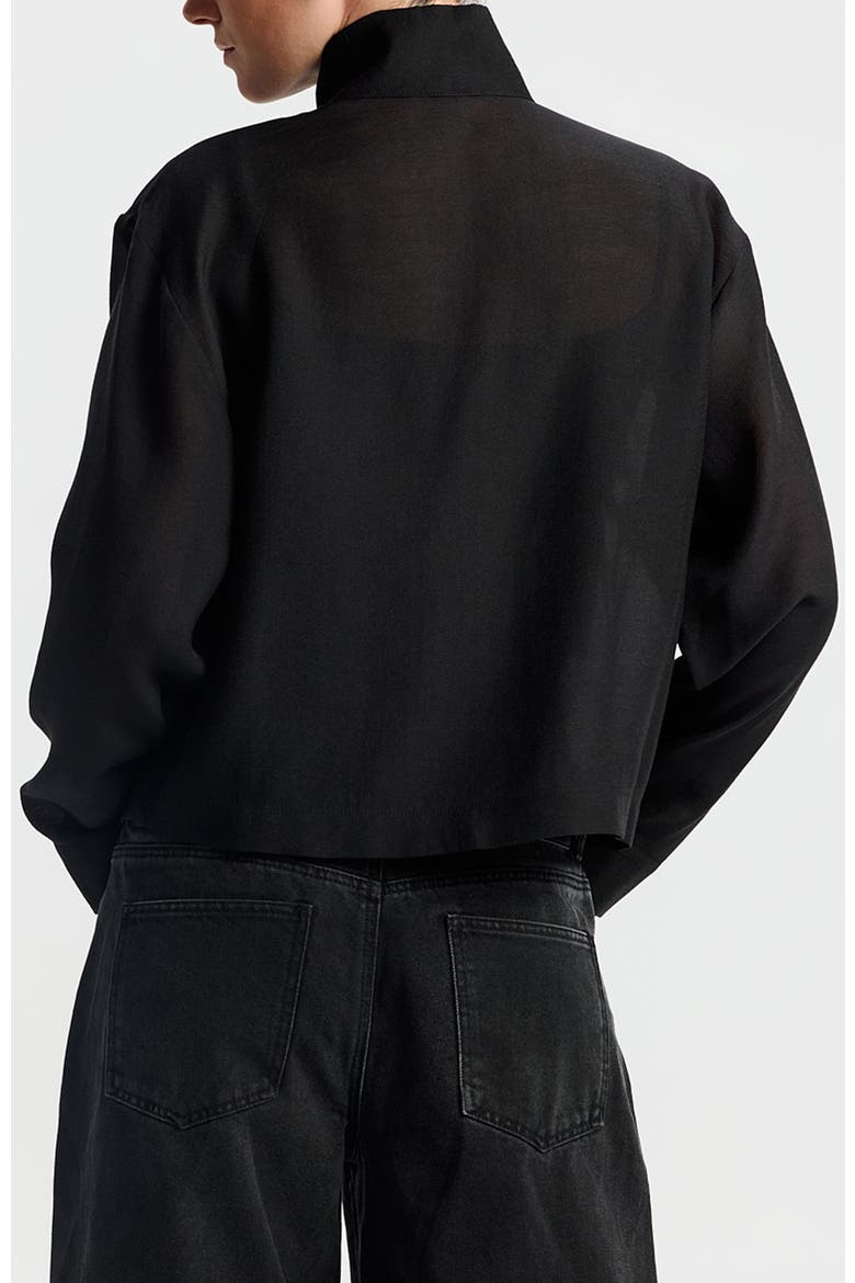 Lilit Cropped Jacket, Alternate, color, Black