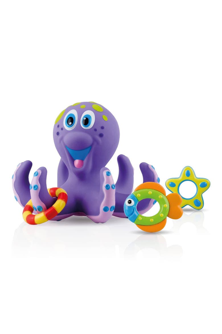 Kids' Octopus Floating Bath Toy Set, Main, color, NONE