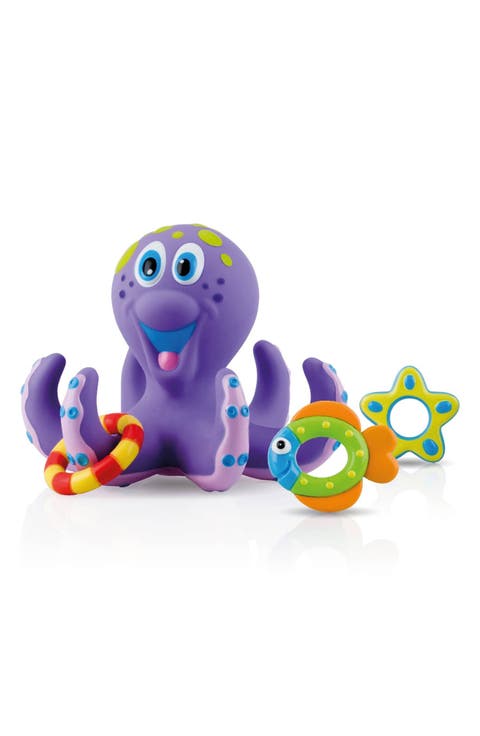 Kids' Octopus Floating Bath Toy Set
