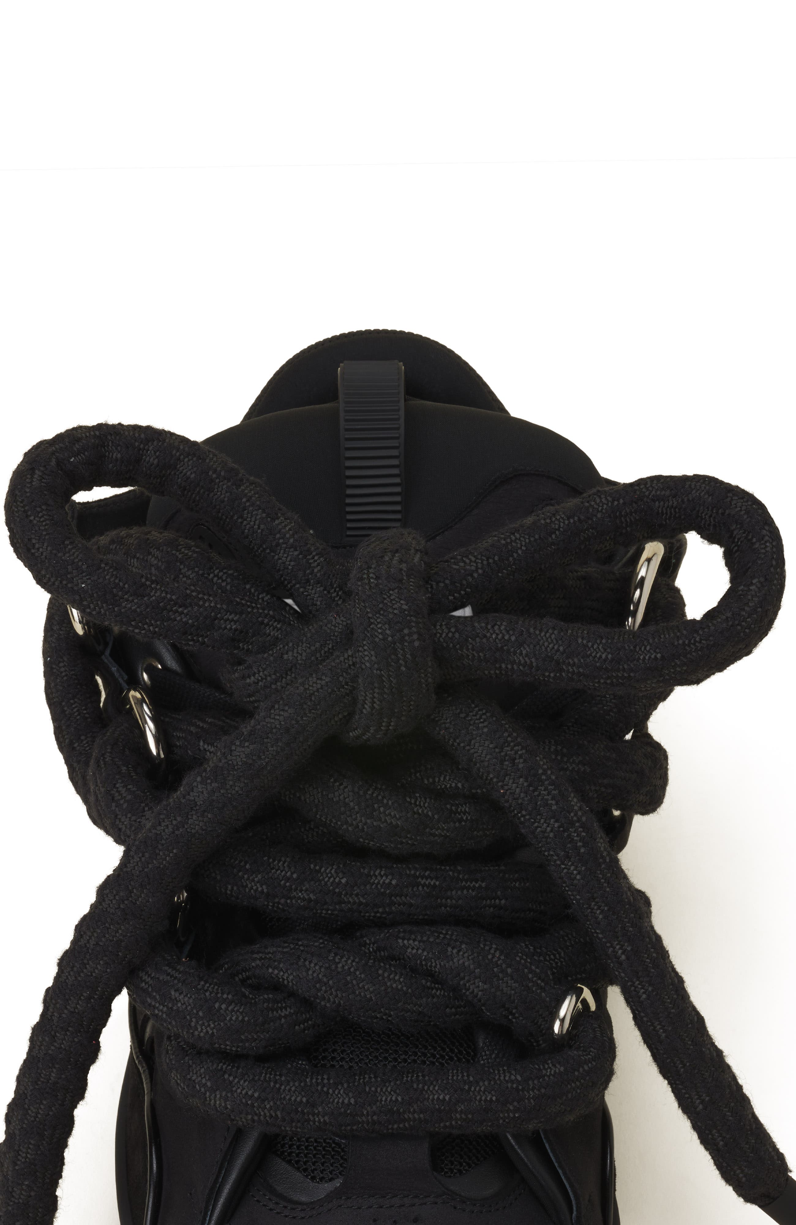 Curb Snake Sneakers In Leather, Alternate, color, Black