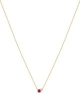 Zoë Chicco 14K Gold Mixed Stone Pendant Necklace
