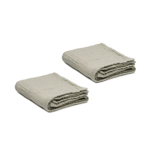 Soho Supersoft 4-Layer Cotton Gauze Hand Towels - Set of 2