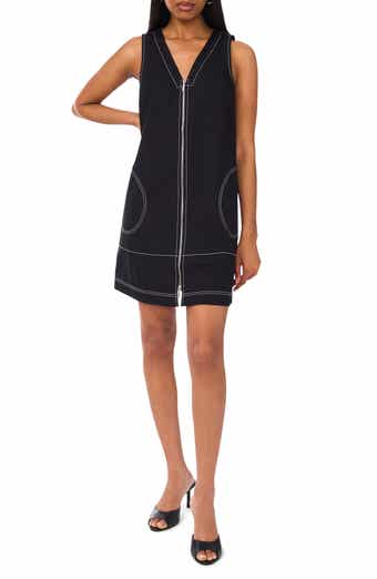 NORDISK■Nylon Stretch Sleeveless Dress■送料込 Z by Zella Venture Sleeveless Front Zip Utility Dress