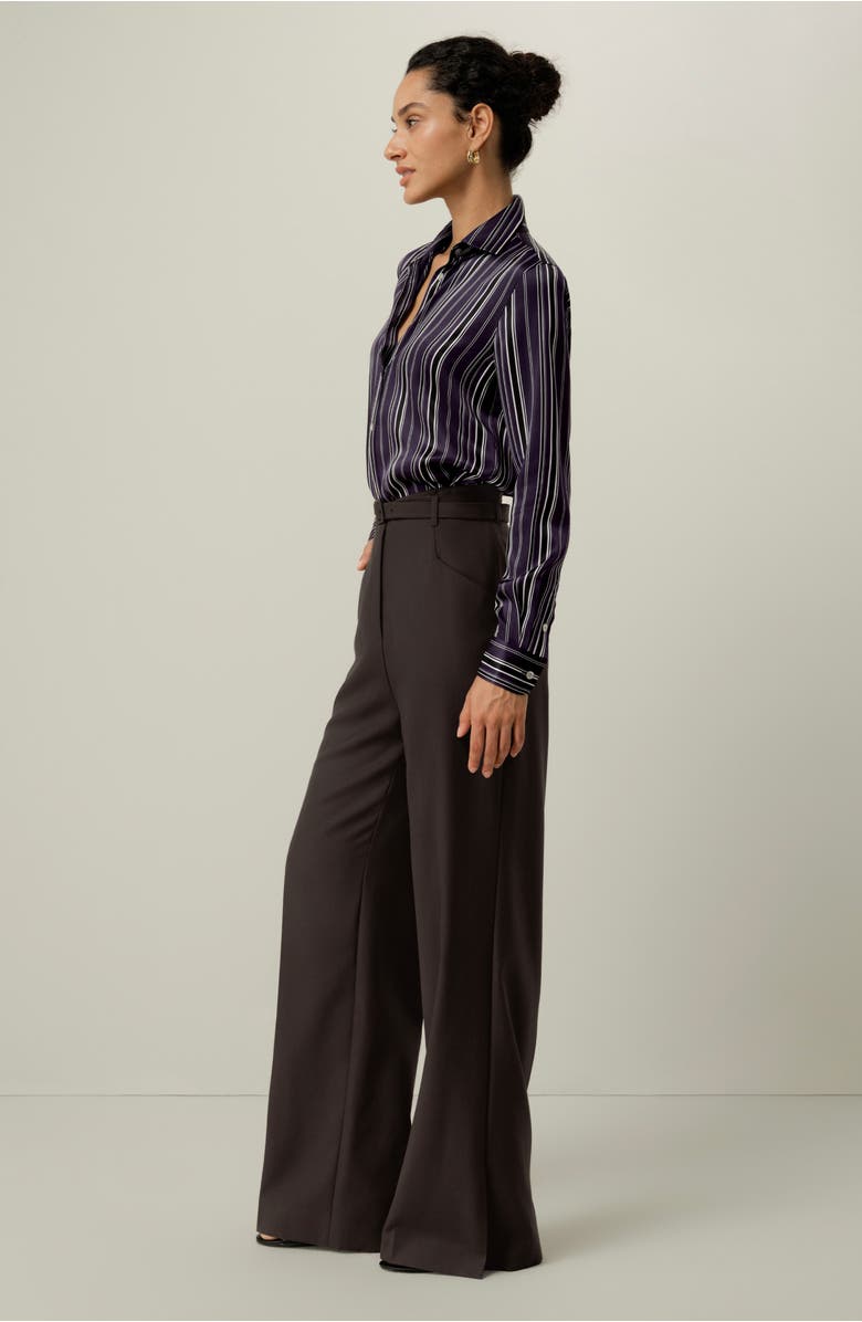 Lilysilk Women's Amethyst Regular Silk Shirt, Alternate, color, Amethyst