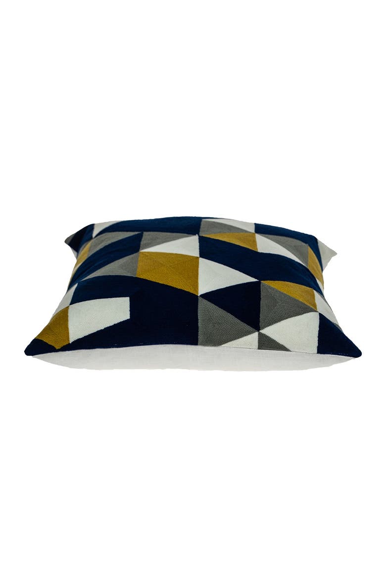 Tringo Multicolor Throw Pillow, Alternate, color, MULTICOLOR