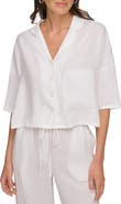 DKNY Linen Camp Shirt
