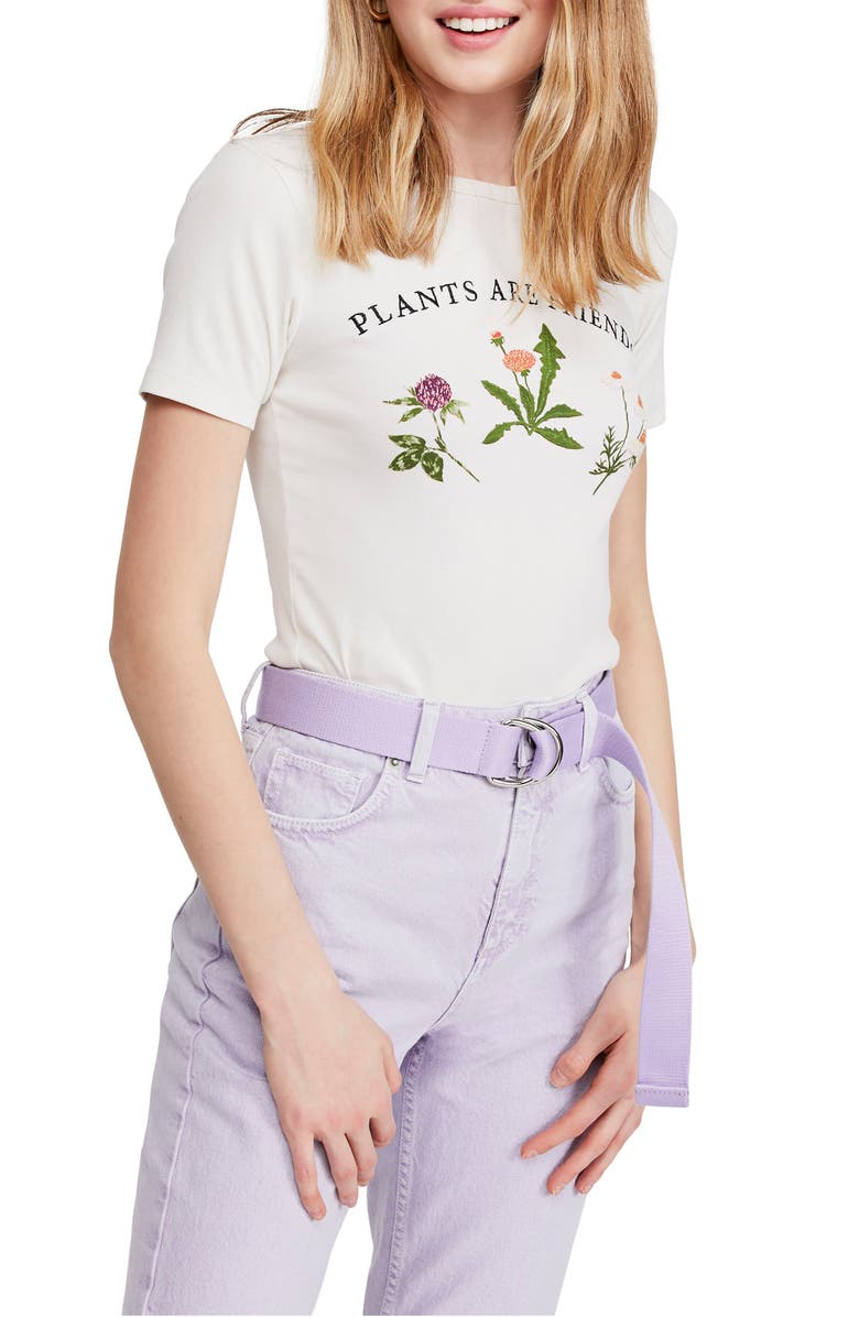 BDG Urban Outfitters Plants Are Friends Graphic Baby Tee, Main, color, 