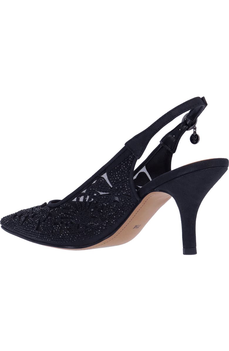 J. Reneé Vanani Slingback Pointed Toe Pump, Alternate, color, Black
