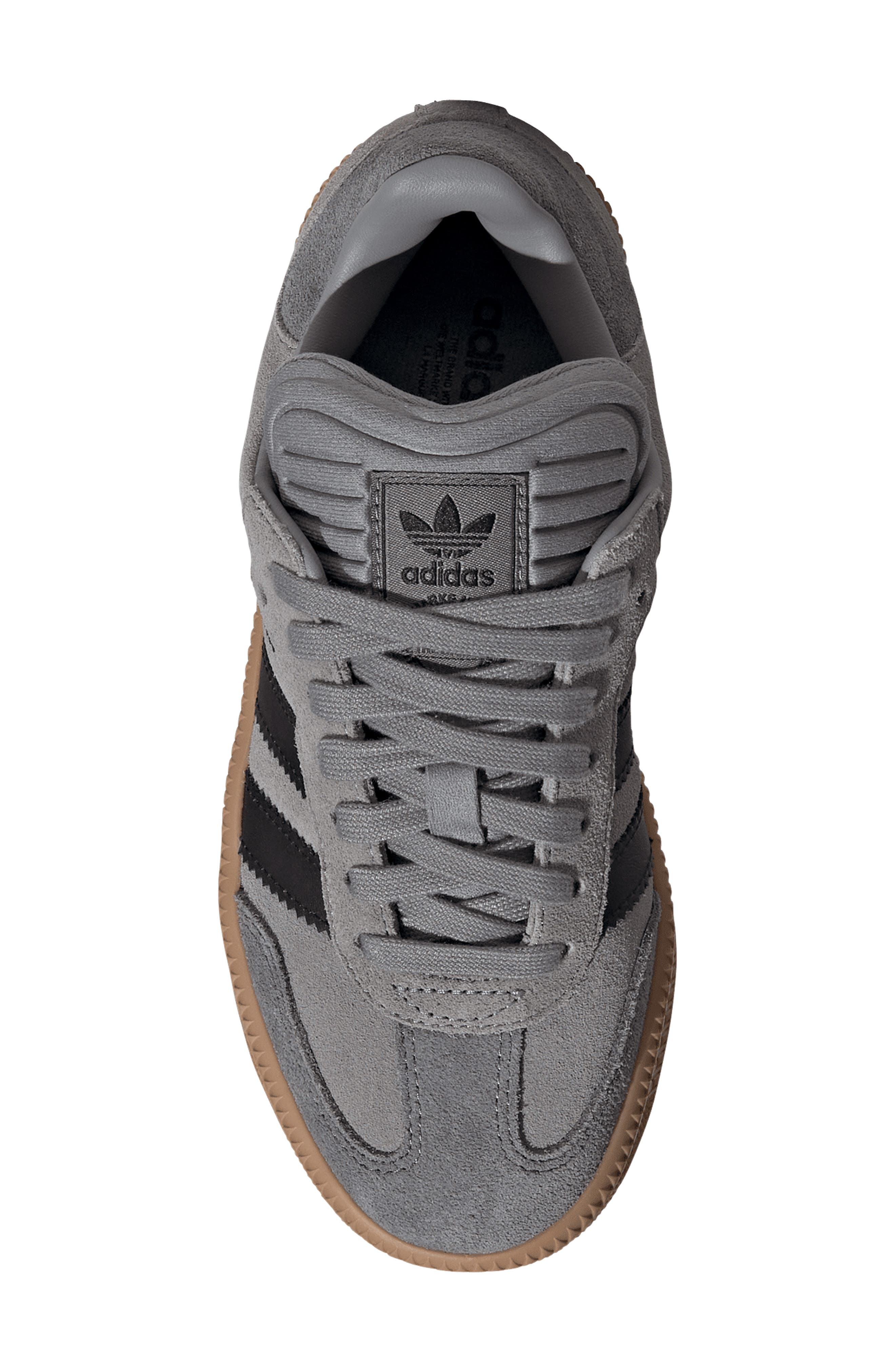 adidas Kids
 Samba XLG Sneaker, Alternate, color, Grey/ Black/ Gum